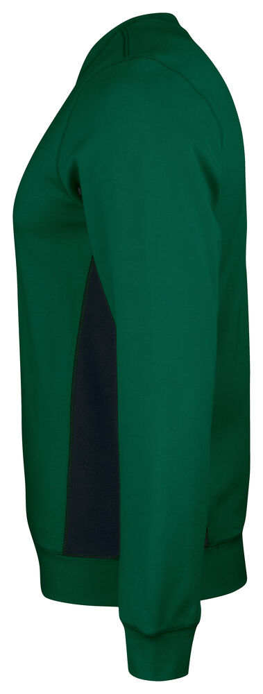 Jobman - 5402 Roundneck Sweatshirt Bosgroen/Zwart XXL