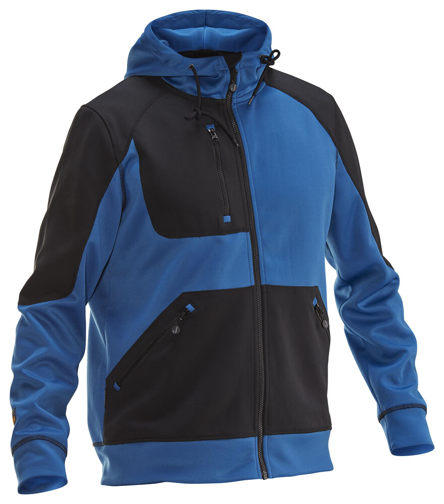 Jobman - 5303 Hoodie Spun Dye - Kobalt/Zwart