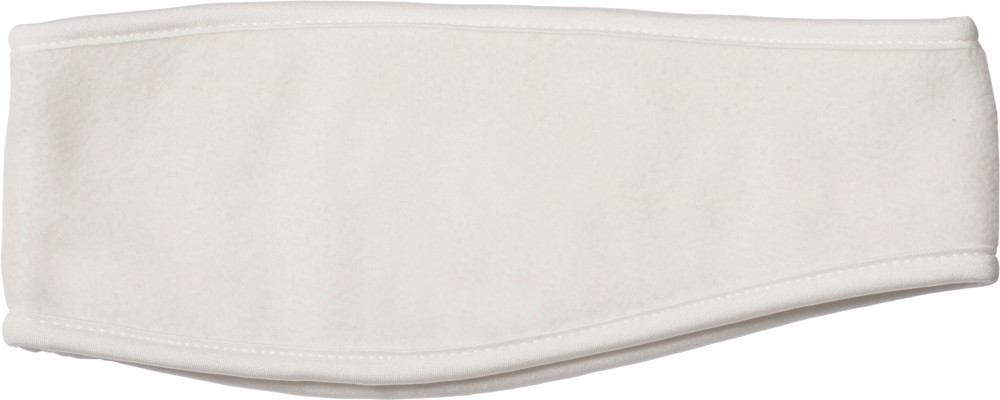 Hoofdband van fleece - White