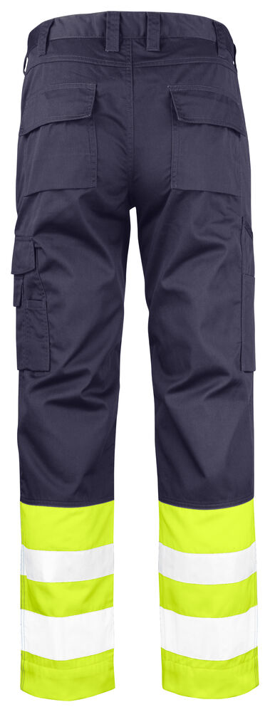 Jobman - 2314 Hi-Vis Service Trousers Navy/Geel 84