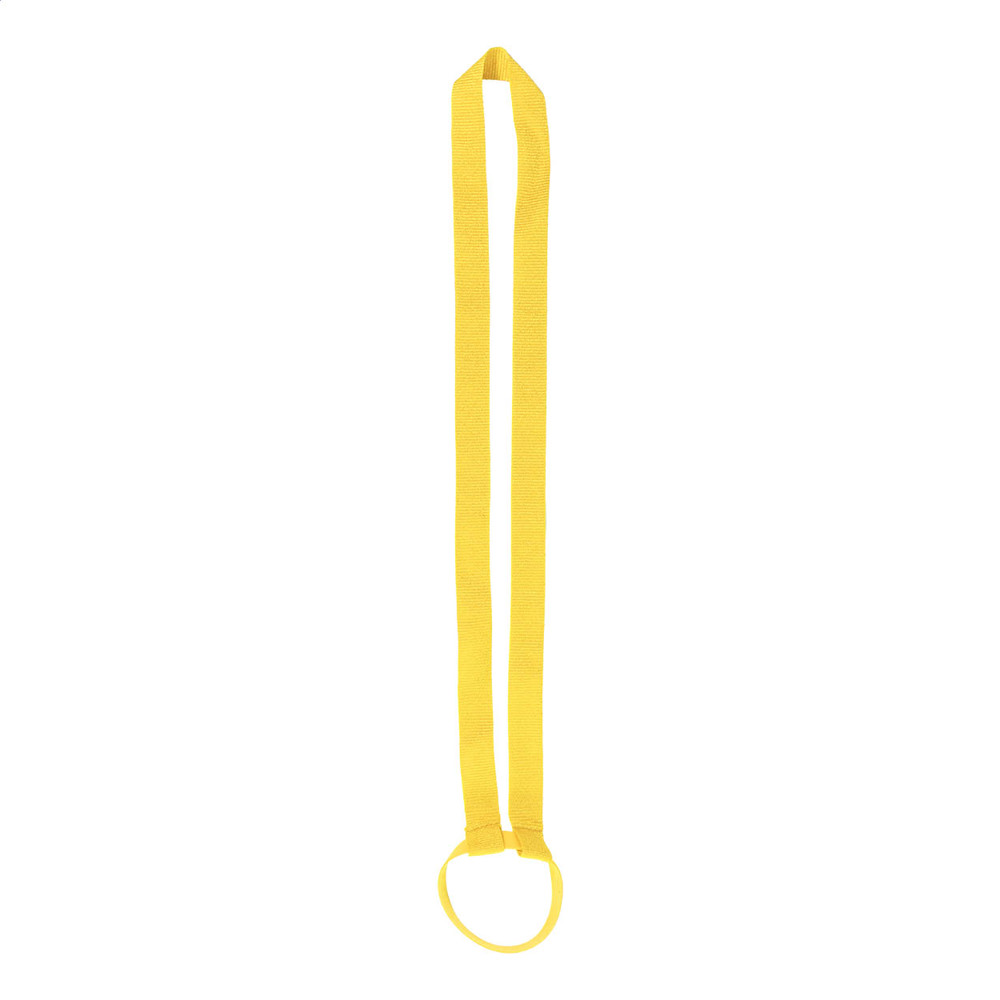 Lancup - drink houder lanyard - geel