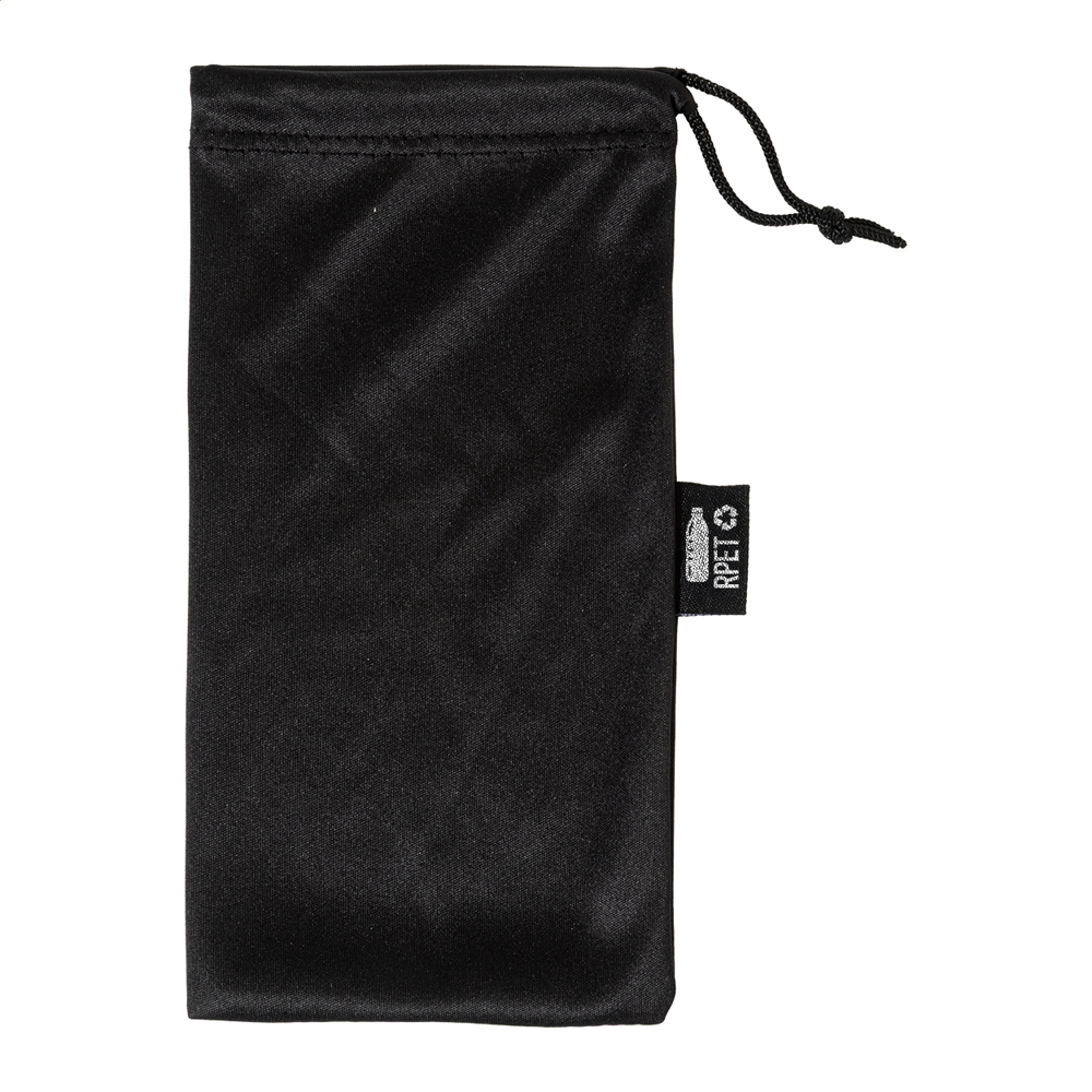 Pousun - RPET zonnebril case - zwart