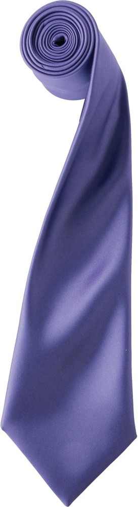 'Colours' Satin Tie - Purple
