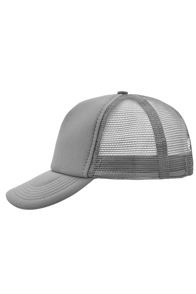 5 Panel Polyester Mesh Cap - Dark Grey