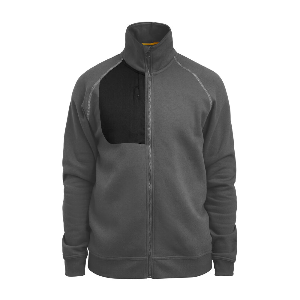Jobman - 5141 Sweatshirt Full-Zip - Donkergrijs