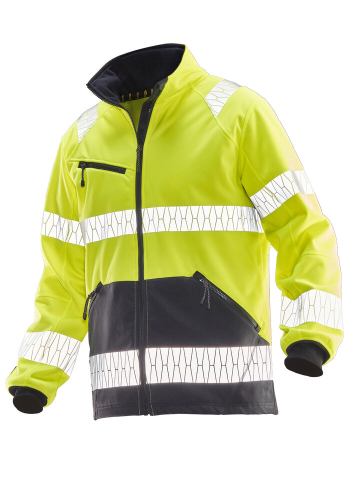 Jobman - 1190 Hi-Vis Windblocker Jacket - geel/zwart