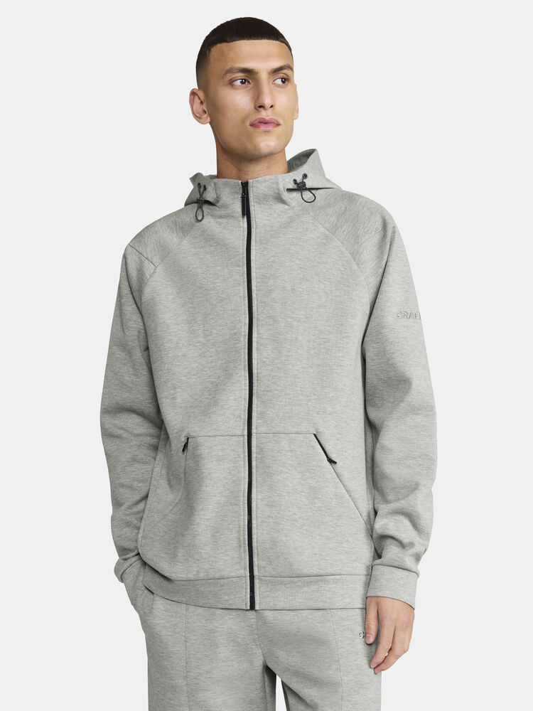 Craft - ADV Join FZ Hoodie M Grey Melange XL