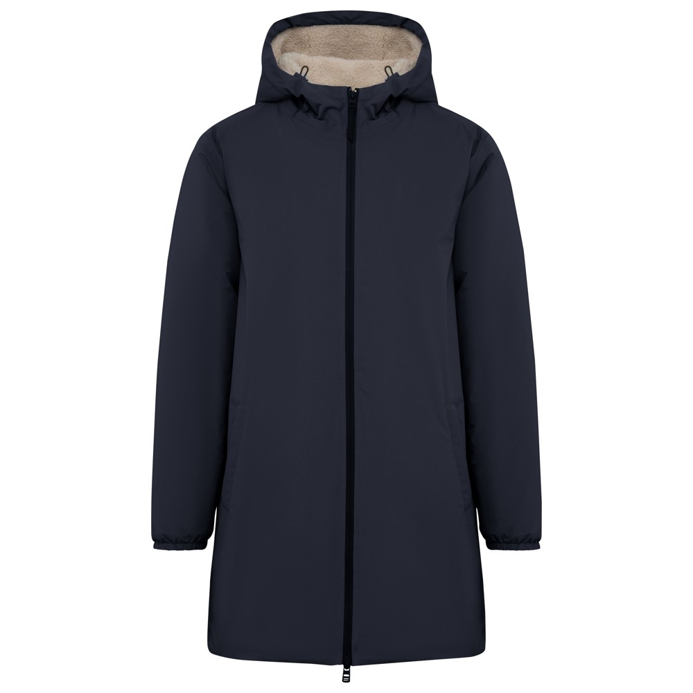 Duurzaam waterdicht uniseks jasje met sherpavoering - Navy Blue