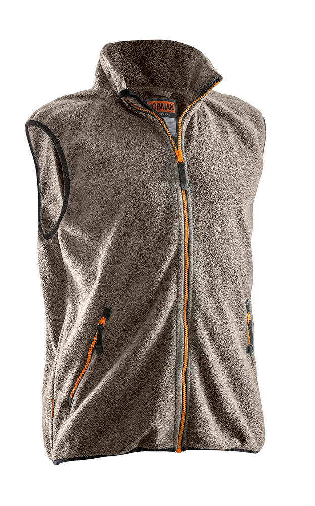 Jobman - 7501 Fleece Vest - Khaki
