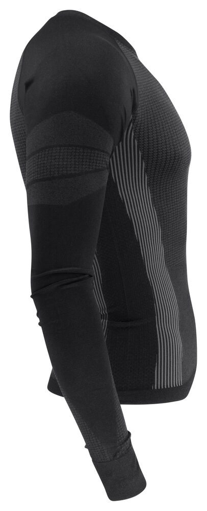 Jobman - 5580 Sweater Next To Skin Donkergrijs/Zwart M