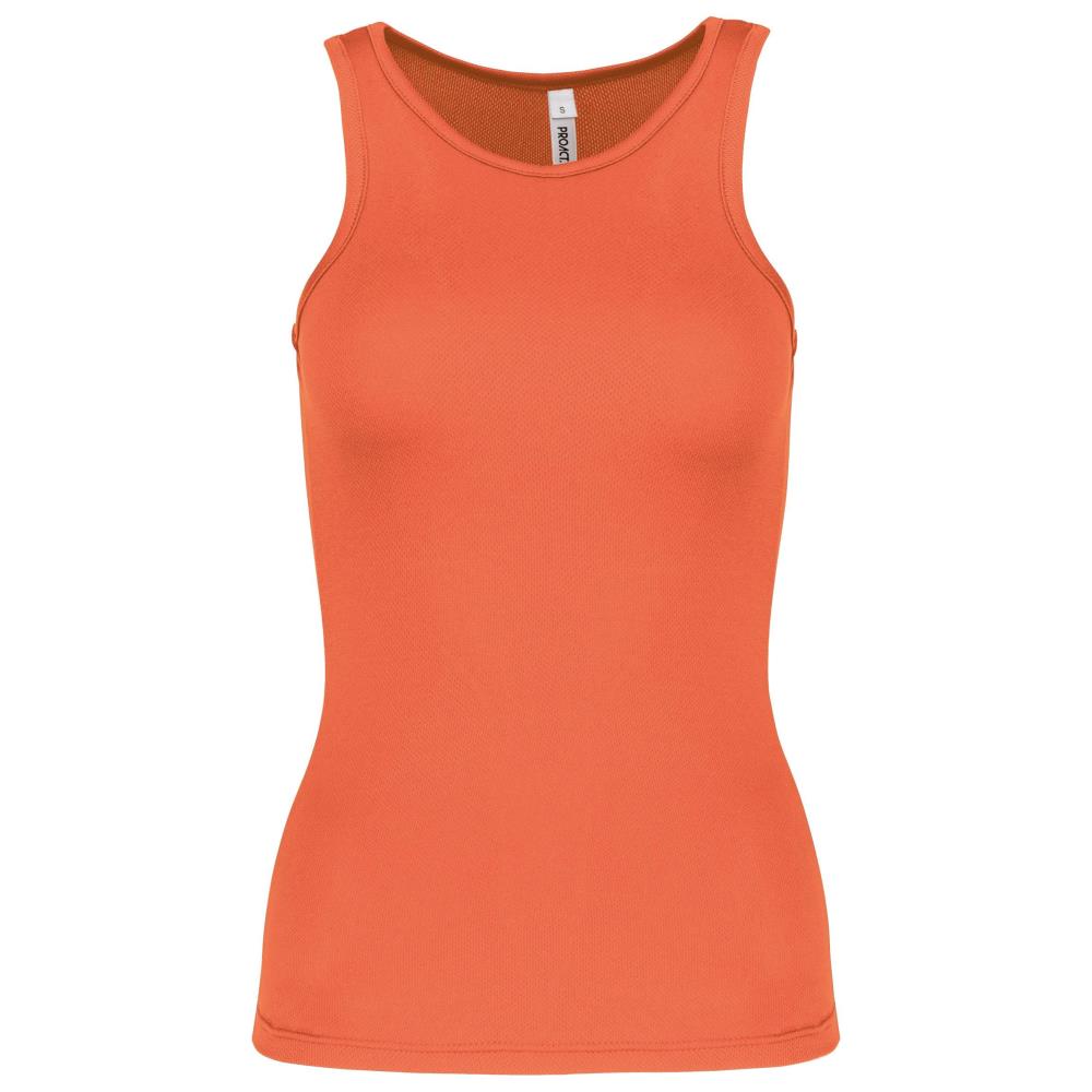 Damessporttop - Fluorescent Orange