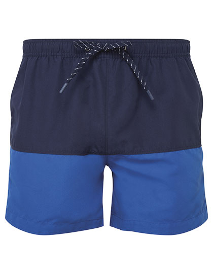 Asquith & Fox - Men´s Block Colour Swim Shorts - Navy, Royal
