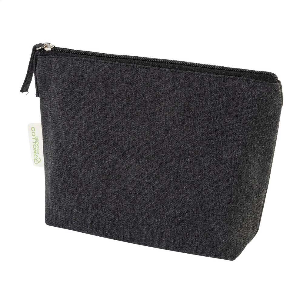 Cospex - make-up tas van gerecycled katoen - zwart