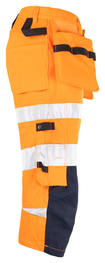 Jobman - 2217 Hi-Vis Long Shorts Oranje/Navy D96