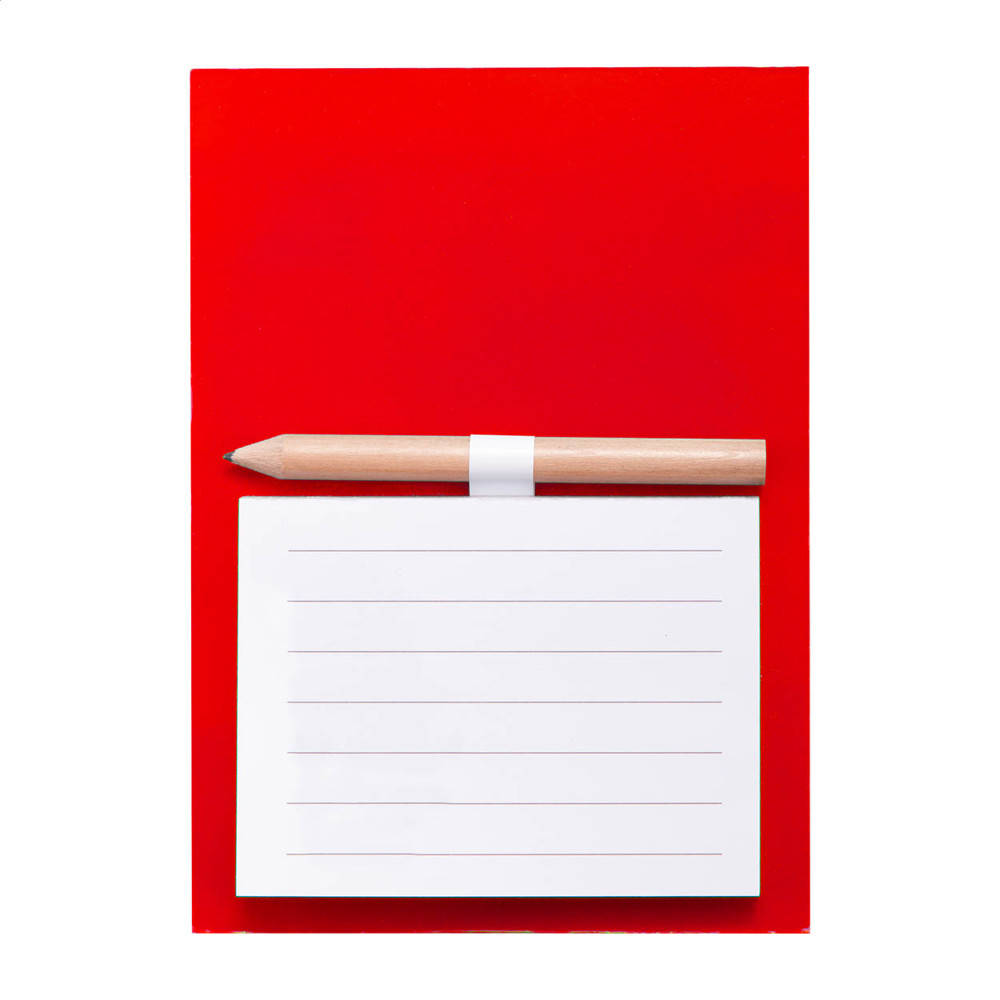 Pecfri - magnetisch notitieblok - Rood
