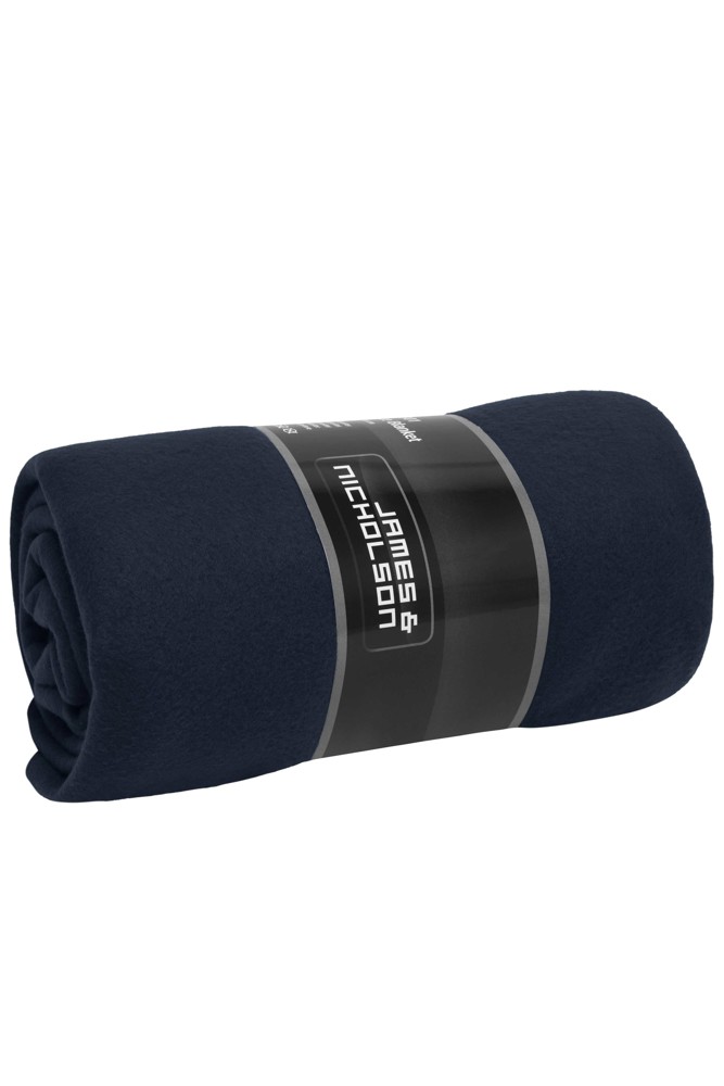 Fleece Blanket - navy/natural