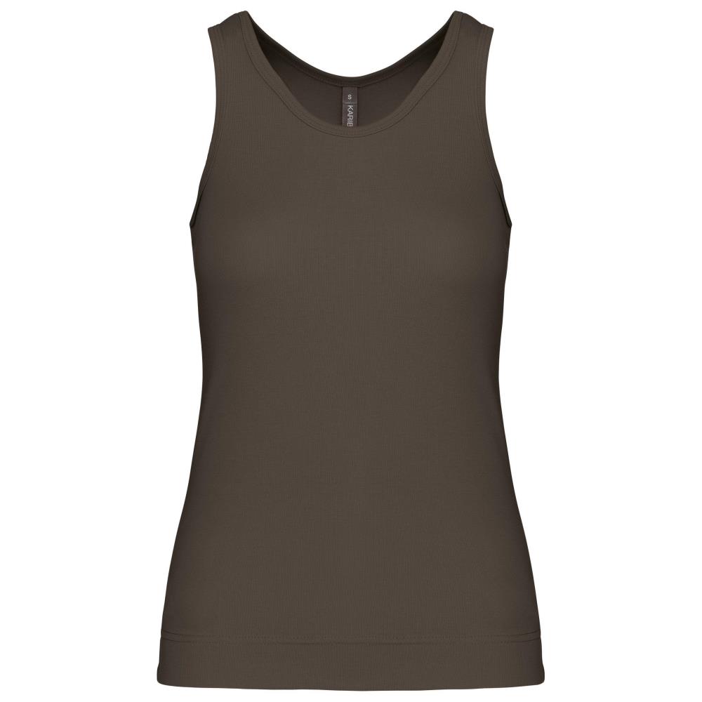 Angelina - Dames Racerback - khaki