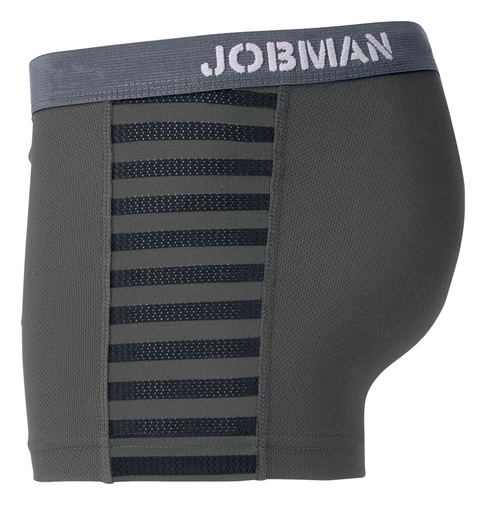 Jobman - 2576 Briefs Dry-tech™ Bamboo Zwart/Donkergrijs L