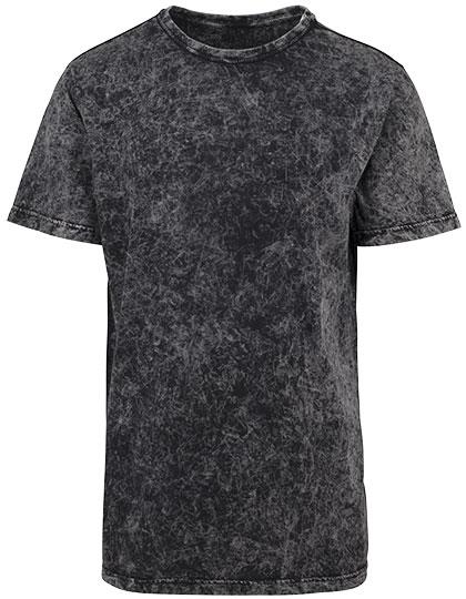 Acid Washed Tee - Darkgrey White