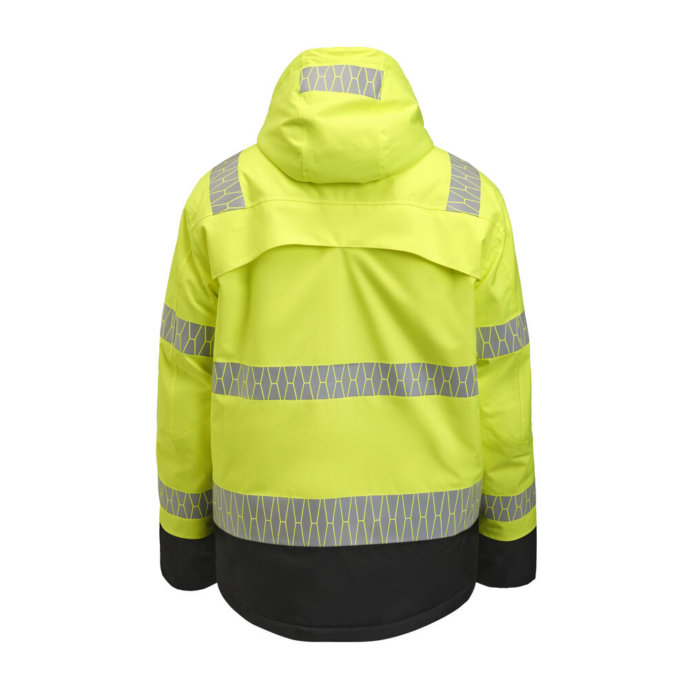 Jobman - 1235 Winter Jacket Hi-Vis Geel/Zwart XS