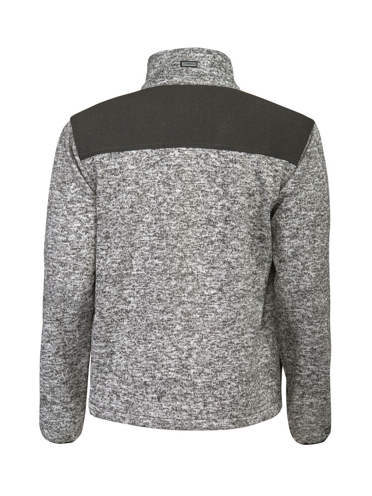 Jobman - 1247 Softshell Jacket Grijs Melange/Rood XS
