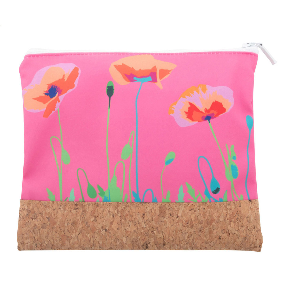 CreaBeauty Cork M - custom made make-up tas - wit/natuurlijk