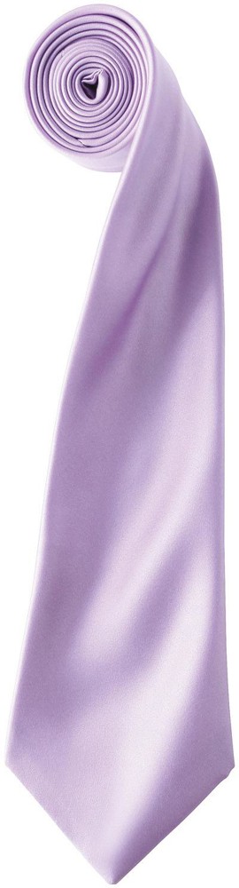 'Colours' Satin Tie - Lilac