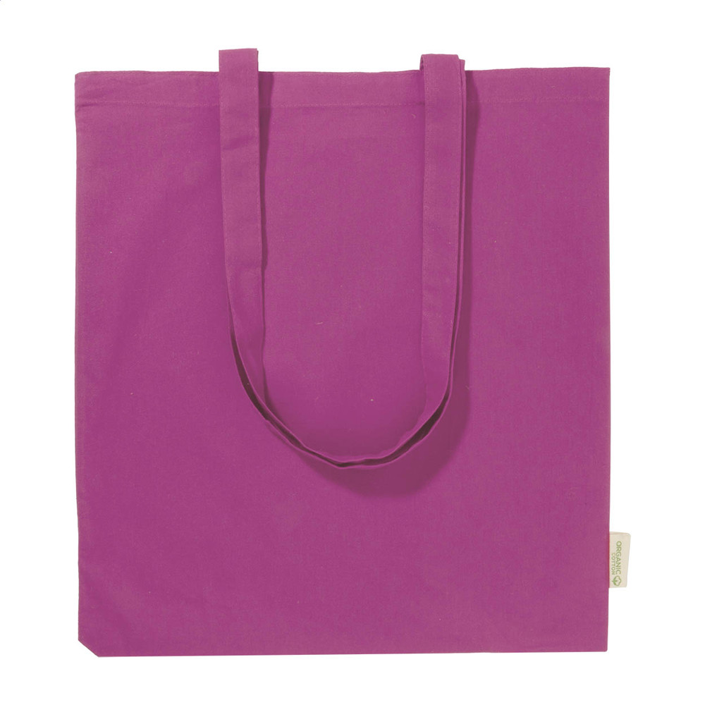Borough - katoenen boodschappentas - fuchsia