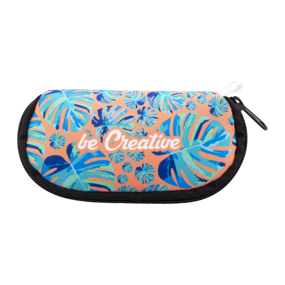 PrintSun Zip - custom made RPET zonnebrilhoes - zwart