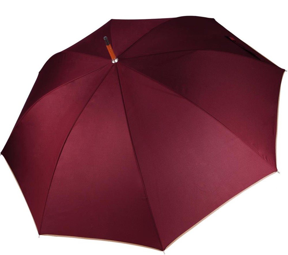 Automatische Paraplu - burgundy/beige