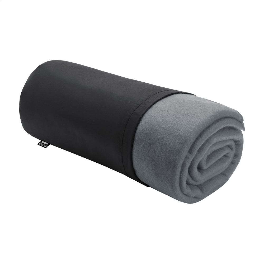 Nanda - RPET-fleece deken - asgrijs