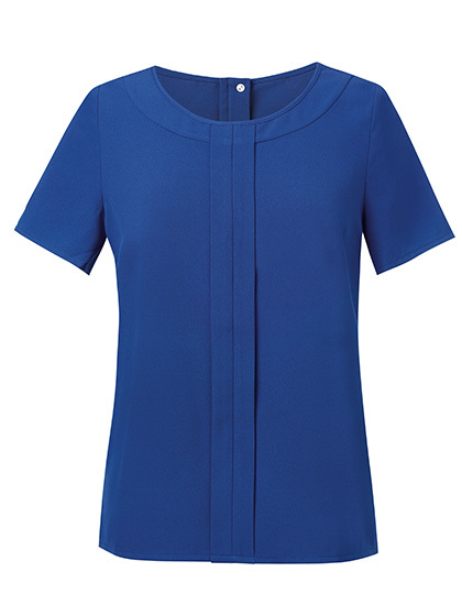 Brook Taverner - Women´s Verona Short Sleeve Blouse - royal blue