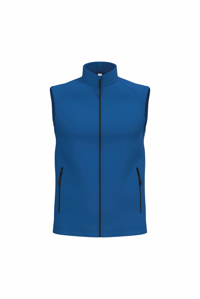 2-laagse uniseks softshell bodywarmer - royal blue
