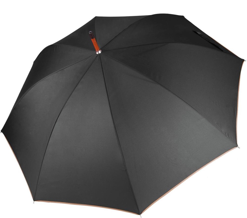 Automatische Paraplu - dark grey/beige