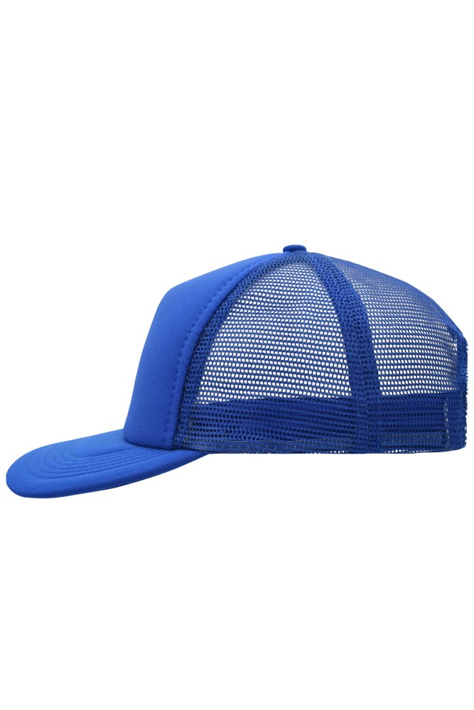 5 Panel Flat Peak Cap - Royal