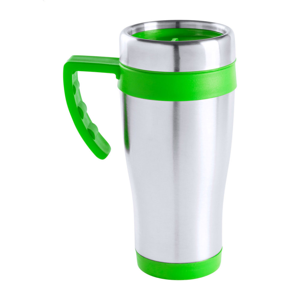 Caprol Plus - thermosbeker - lime groen/zilver