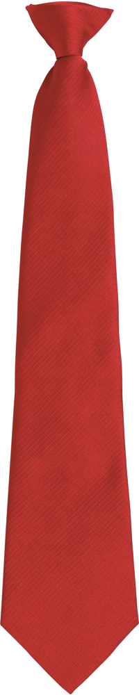 PR785 - "Colours" Stropdas met clip - Red
