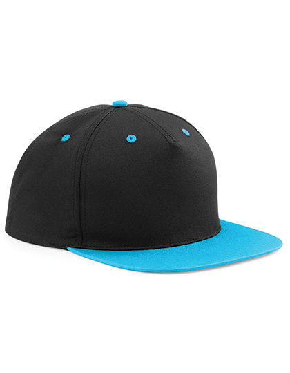 5 Panel Contrast Snapback - black/surf blue