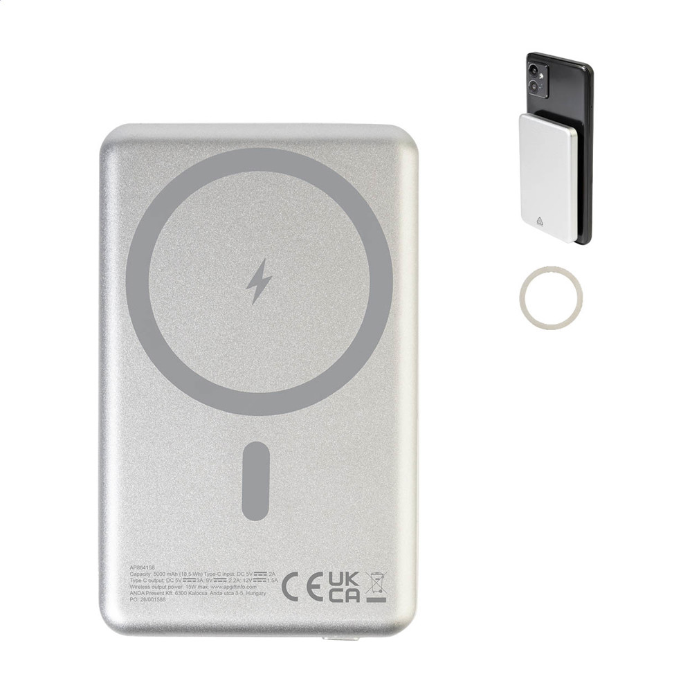RaluLux - powerbank - zilver