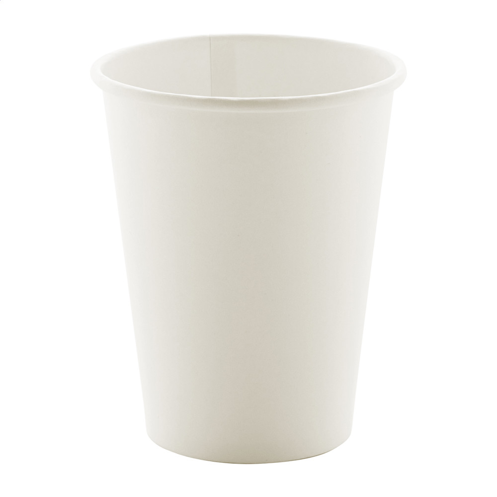 Papcap L - papieren beker, 340 ml - Wit