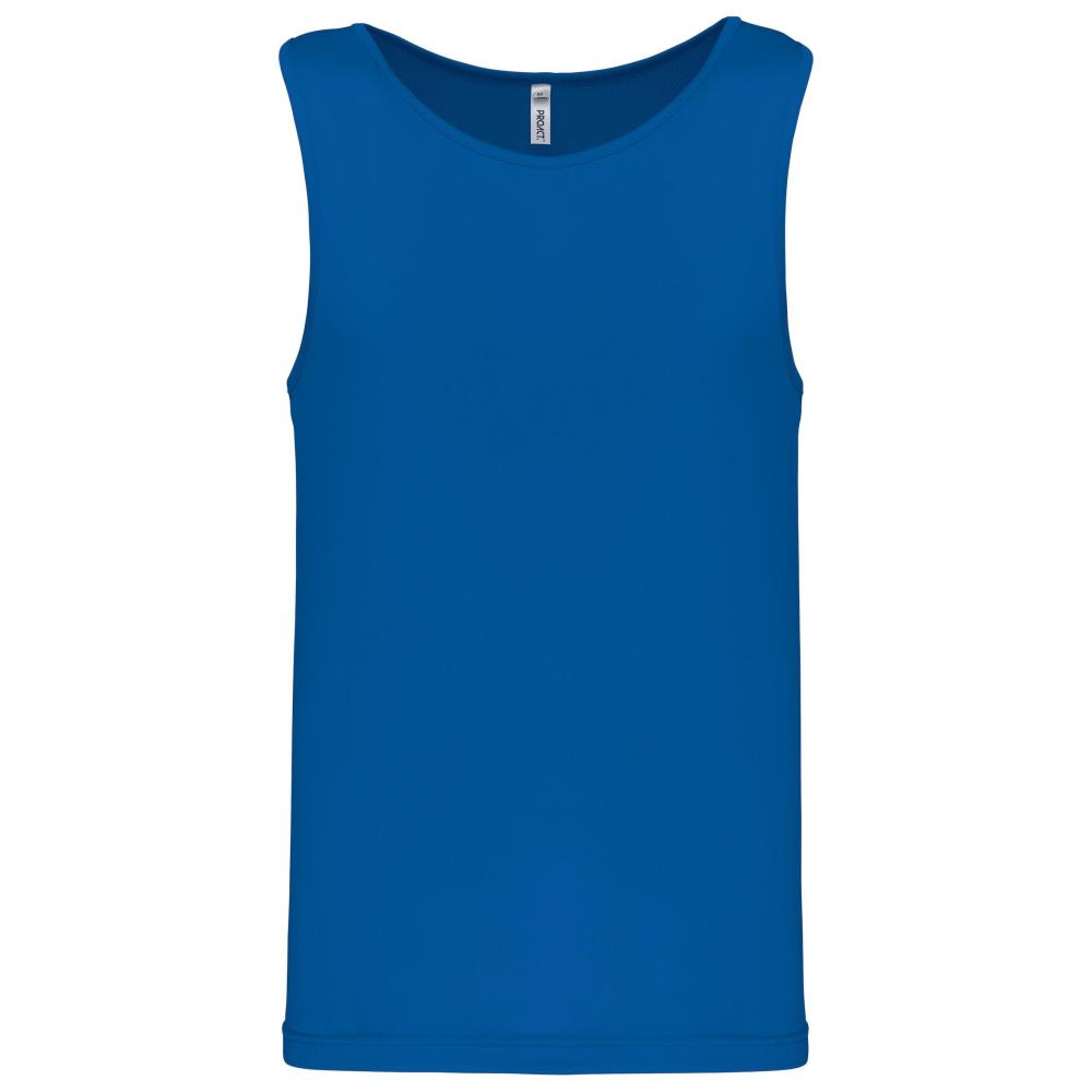 Herensporttop - sporty royal blue