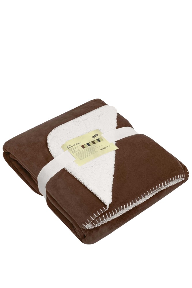 Cosy Hearth Blanket - brown/natural
