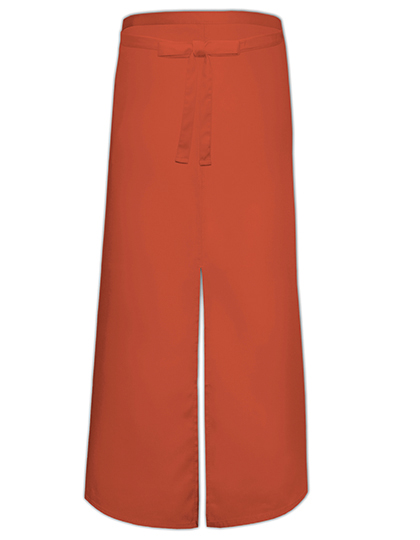 Bistro Apron With Split - Terracotta