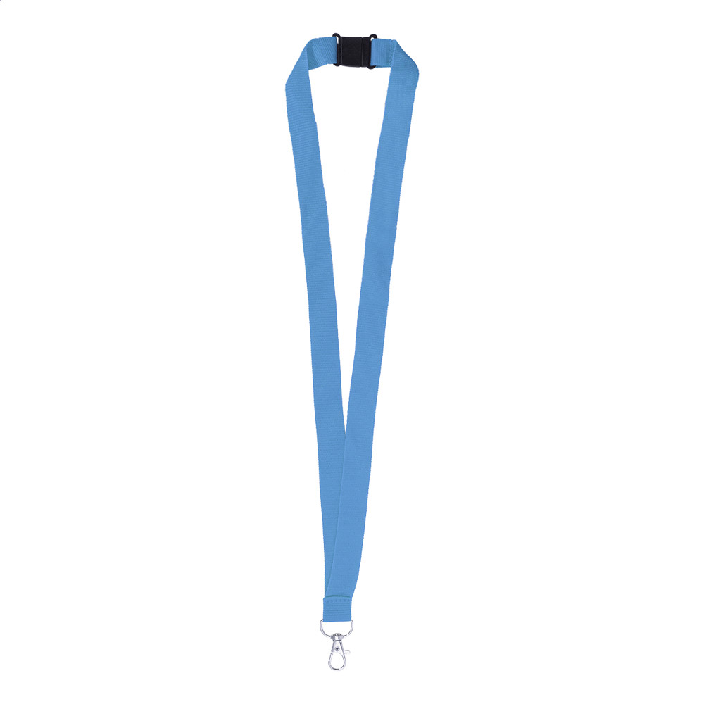 Revent - RPET-sleutelkoord - licht blauw