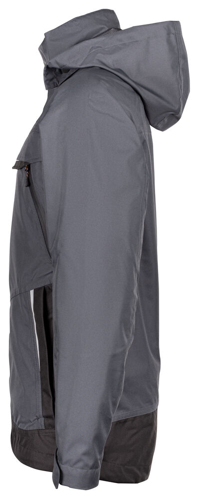 Jobman - 1284 Shell Jacket Donkergrijs/Zwart 3XL