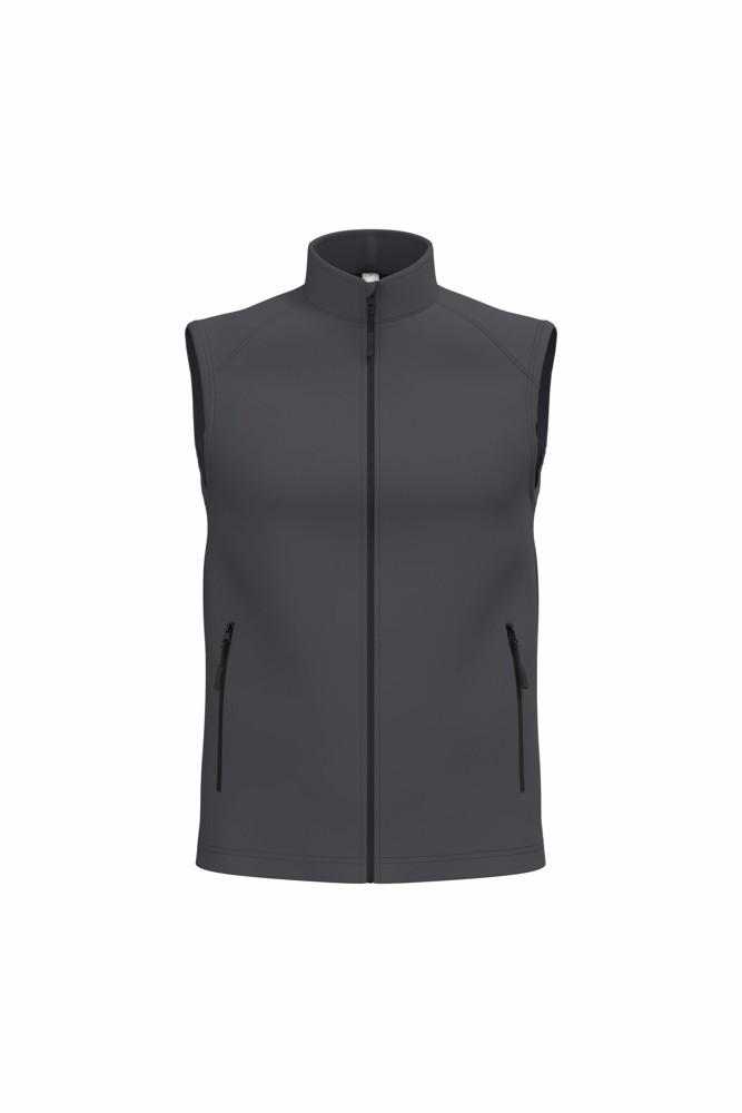 2-laagse uniseks softshell bodywarmer - Dark Grey