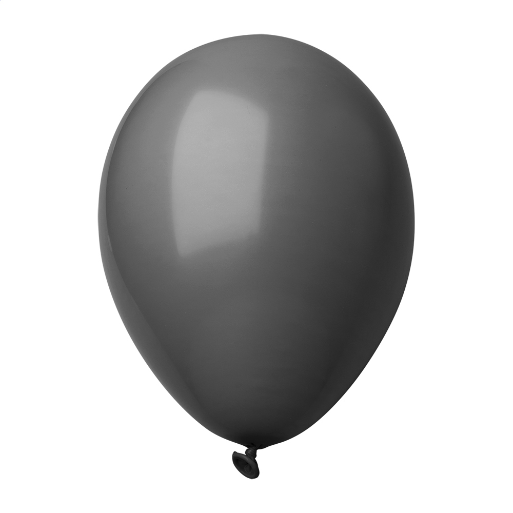 CreaBalloon - ballon, pastel kleuren - Zwart