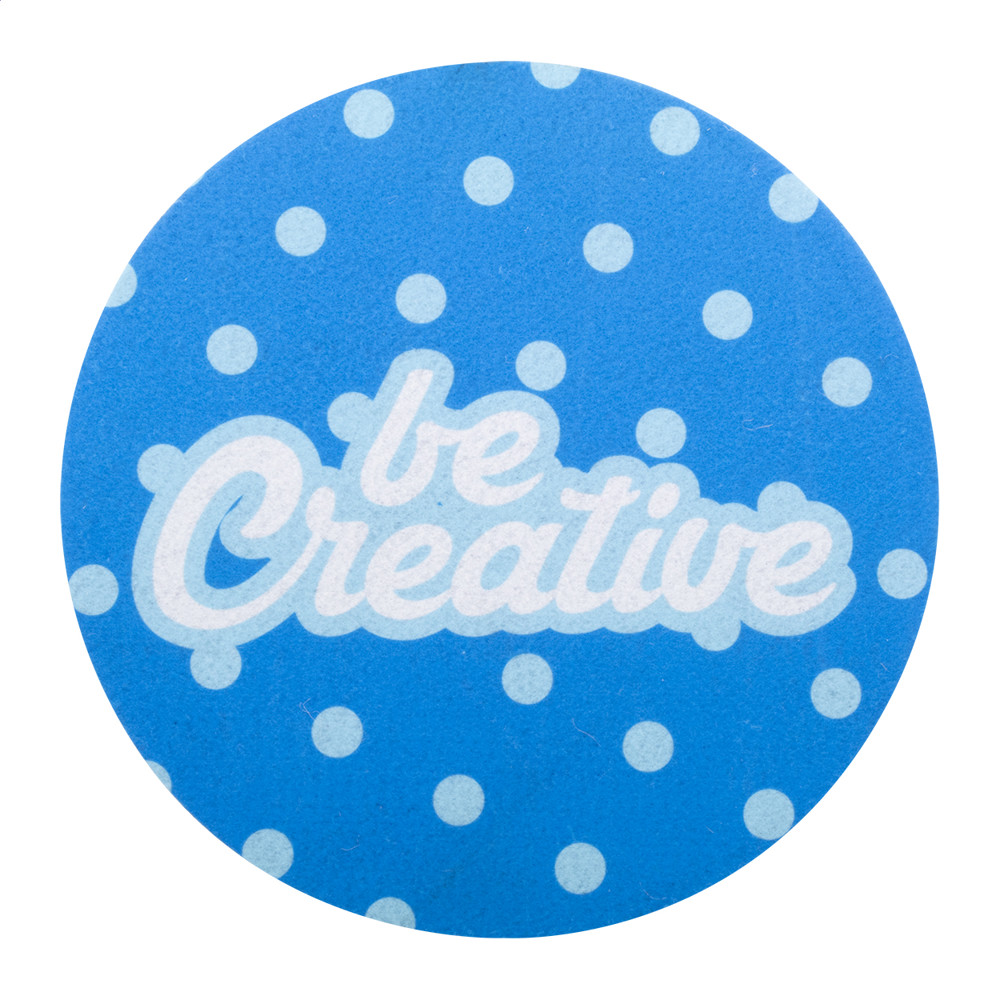 CreaFelt Cursor Round - custom made RPET-muismat