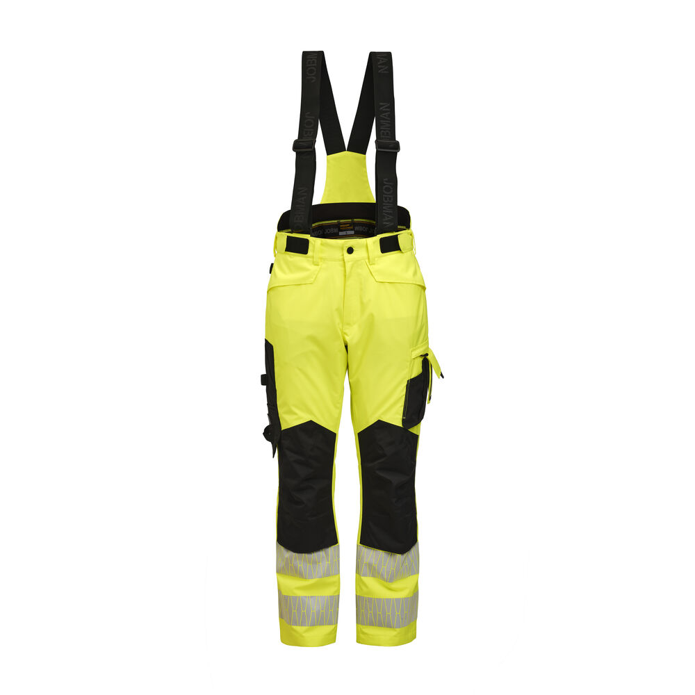 Jobman - 2235 Hi-Vis Winter Trousers - Geel/Zwart