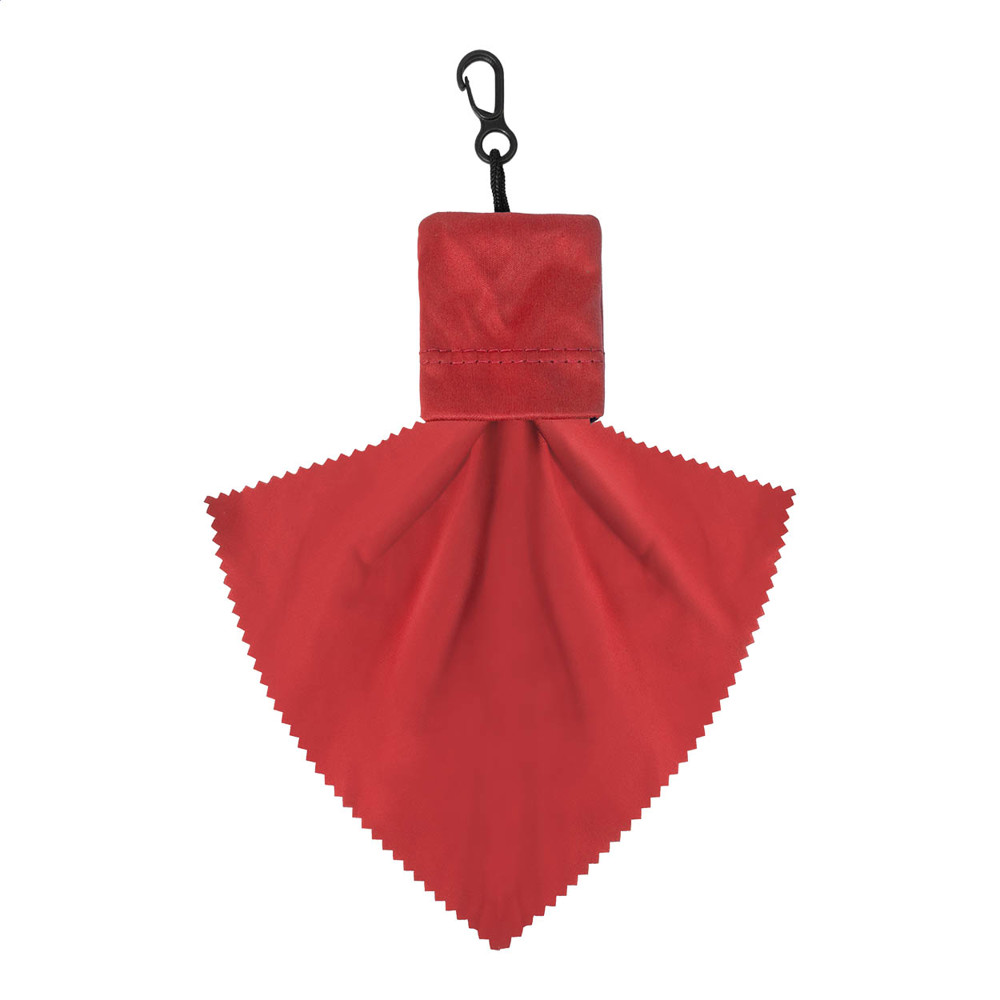 Cleango - RPET reinigingsdoekje - rood
